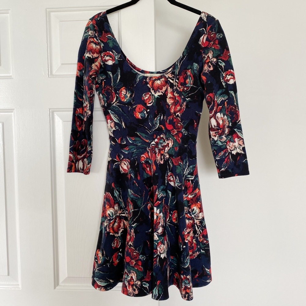 Abercrombie & Fitch floral skater dress